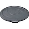 Global Industrial Flat Lid, Gray, Plastic 240465GY - alternate 1